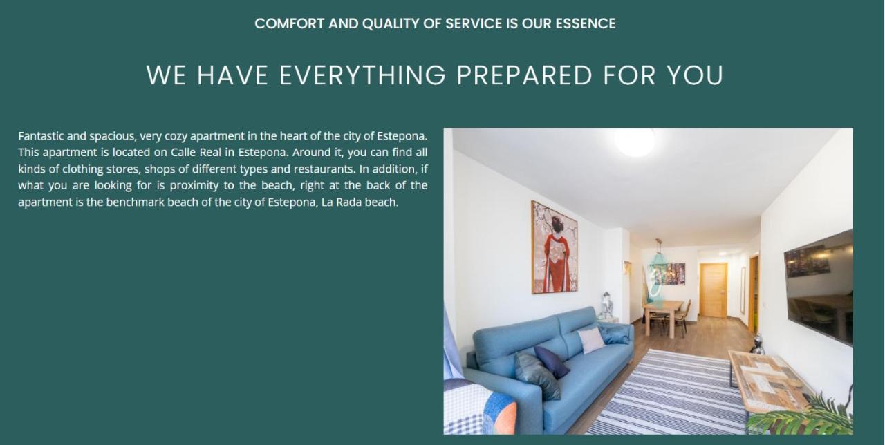 Beach Side Apartment -เอสเตโปนา ภายนอก รูปภาพ